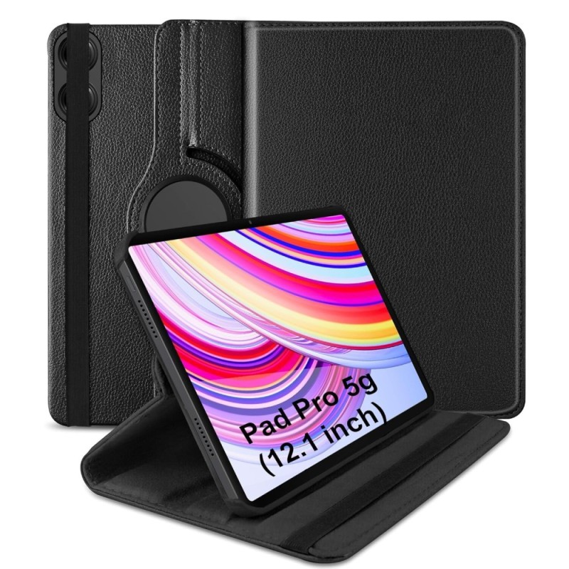 M Cart Cover for Redmi Pad Pro 5G 12.1 Inch Black Flip Case