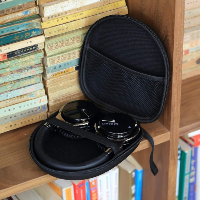 M.G.R.JÂ® Portable Carrying Case Cover for Boat Rockerz 450 Bluetooth On Ear Headphones (Hard | EVA | Black)