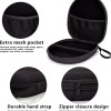 M.G.R.JÂ® Portable Carrying Case Cover for Boat Rockerz 450 Bluetooth On Ear Headphones (Hard | EVA | Black)