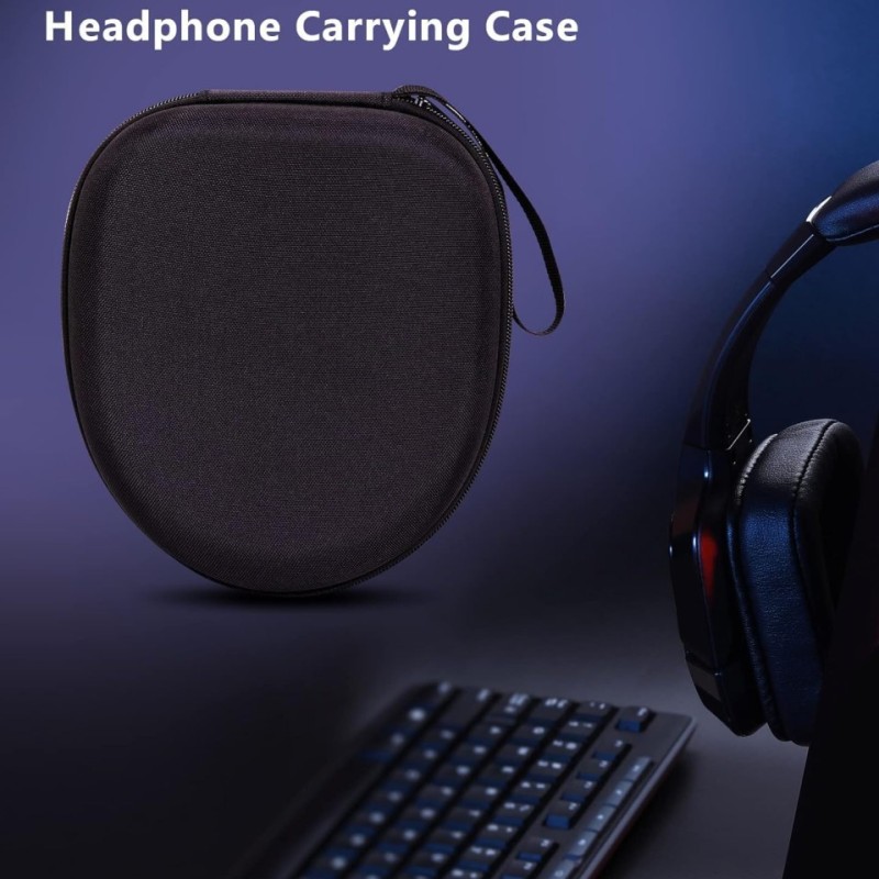 M.G.R.JÂ® Portable Carrying Case Cover for Boat Rockerz 450 Bluetooth On Ear Headphones (Hard | EVA | Black)