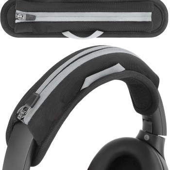 Meyaar Replacement Headphone Headband Cover Leather_Ap-4.S. Wide Compatibility Black