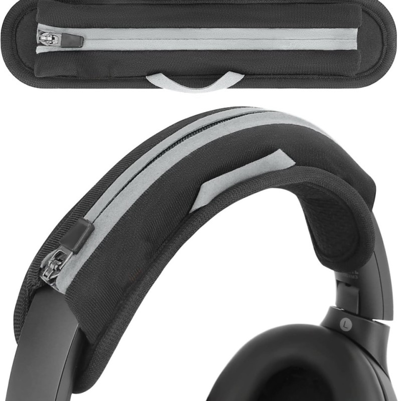 Meyaar Replacement Headphone Headband Cover Leather_Ap-4.S. Wide Compatibility Black