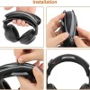 Meyaar Replacement Headphone Headband Cover Leather_Ap-4.S. Wide Compatibility Black