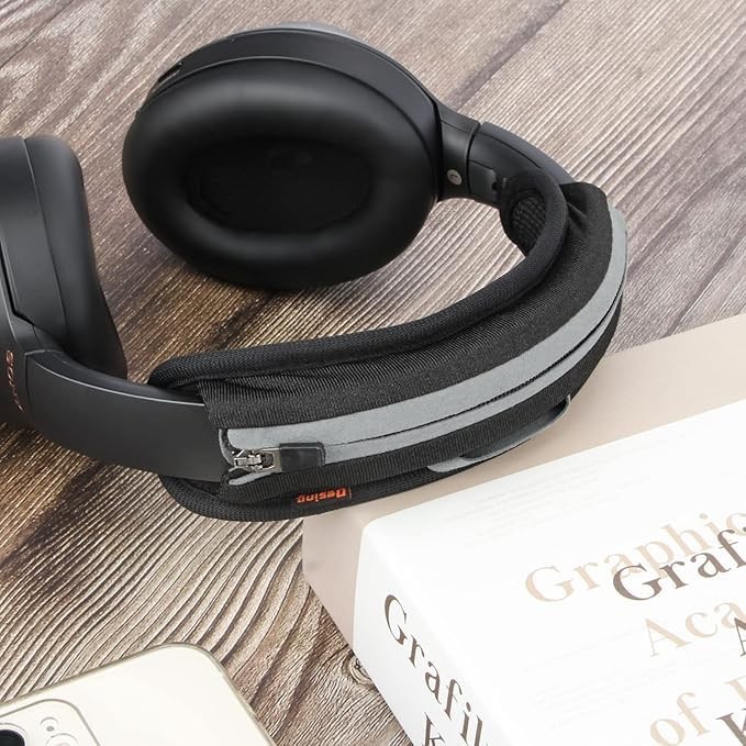 Meyaar Replacement Headphone Headband Cover Leather_Ap-4.S. Wide Compatibility Black