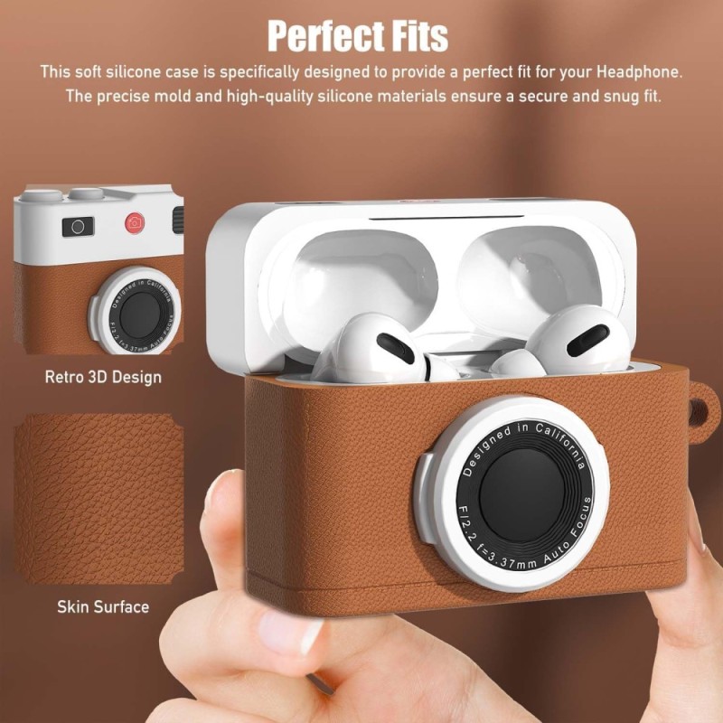 Meyaar Silicone Case Pro3-Camera-Brown Shockproof Design