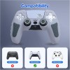 Meyaar Silicone Cover for PS5 Controller, Anti-Slip, Light Grey