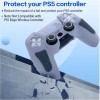 Meyaar Silicone Cover for PS5 Controller, Anti-Slip, Light Grey