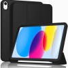 PLUGTECH Case for Samsung Tab S10 Lite 10.9 inch Black - Pencil Holder, Auto Sleep/Wake, Slim Fit