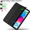 PLUGTECH Case for Samsung Tab S10 Lite 10.9 inch Black - Pencil Holder, Auto Sleep/Wake, Slim Fit