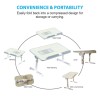 Portronics Aluminium My Buddy Plus Laptop Table POR-704 Adjustable Angle, Built-in USB Cooling Fan, Grey