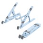 Portronics My Buddy K Lite Laptop Stand Adjustable Heights Blue