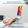 Portronics My Buddy K Lite Laptop Stand Adjustable Heights Blue