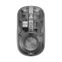 Portronics Wireless Bluetooth Mouse POR-3098 Dual Connectivity, Rechargeable Battery, Adjustable DPI, Grey
