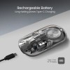 Portronics Wireless Bluetooth Mouse POR-3098 Dual Connectivity, Rechargeable Battery, Adjustable DPI, Grey