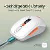 Portronics Wireless Bluetooth Mouse POR-3332 Dual Connectivity, 4800 DPI, White