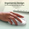 Portronics Wireless Bluetooth Mouse POR-3332 Dual Connectivity, 4800 DPI, White