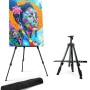 Powerpak Tripod Easel Stand FS-25 Adjustable Height Black