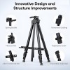 Powerpak Tripod Easel Stand FS-25 Adjustable Height Black