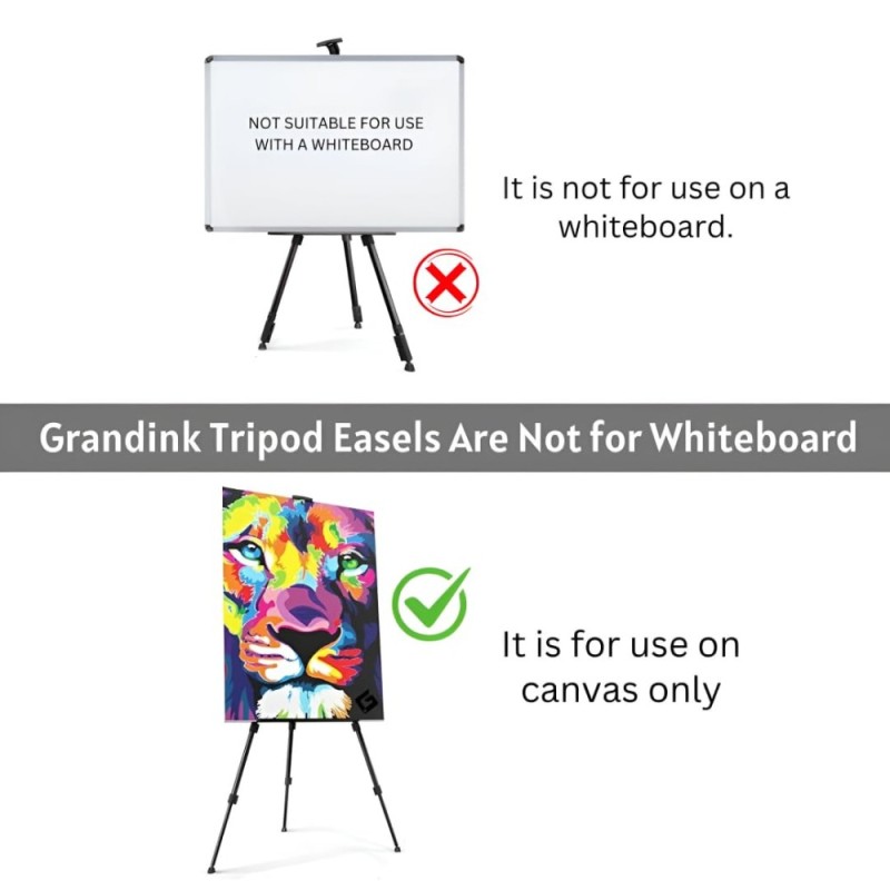 Powerpak Tripod Easel Stand FS-25 Adjustable Height Black