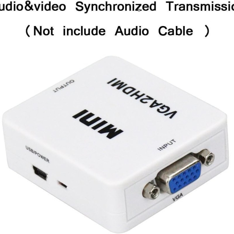 PremiumAV VGA to HDMI Converter Adapter MST-722-MD 1080P HD Output Multicolor