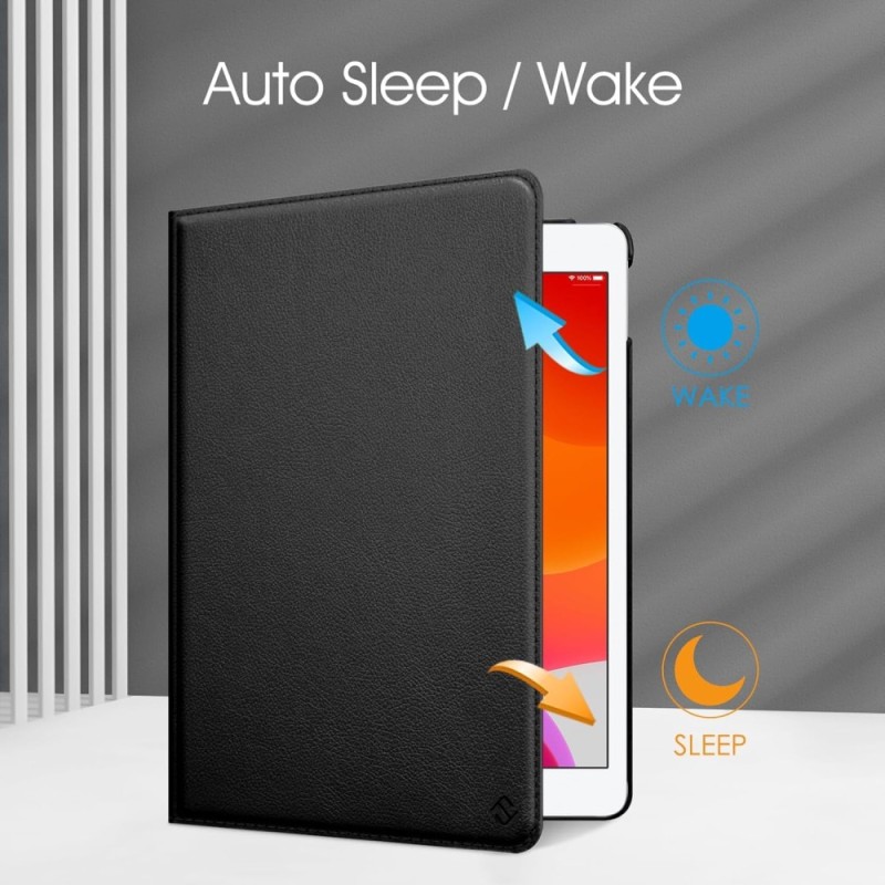 Printme Rotating Case ipad tab 10.2 Case 360 Degree Black