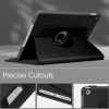 Printme Rotating Case ipad tab 10.2 Case 360 Degree Black