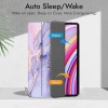 ProElite Case Cover SilkRedmiPad2 for Xiaomi Redmi Pad 2 11 Inch Marble Purple