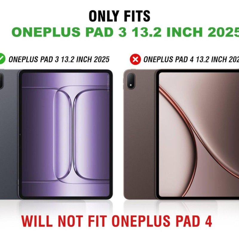 ProElite Case Cover TrifoldOnePlusPad3 Auto Sleep Wake Feature Hippy