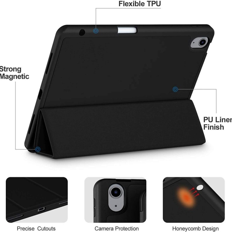 ProElite Case for Apple iPad Air 11 Inch ReCoilAir4BLK Black