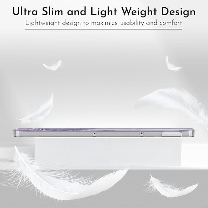 ProElite Case for OnePlus Pad Go 11.35 Inch, Marble Purple, Soft