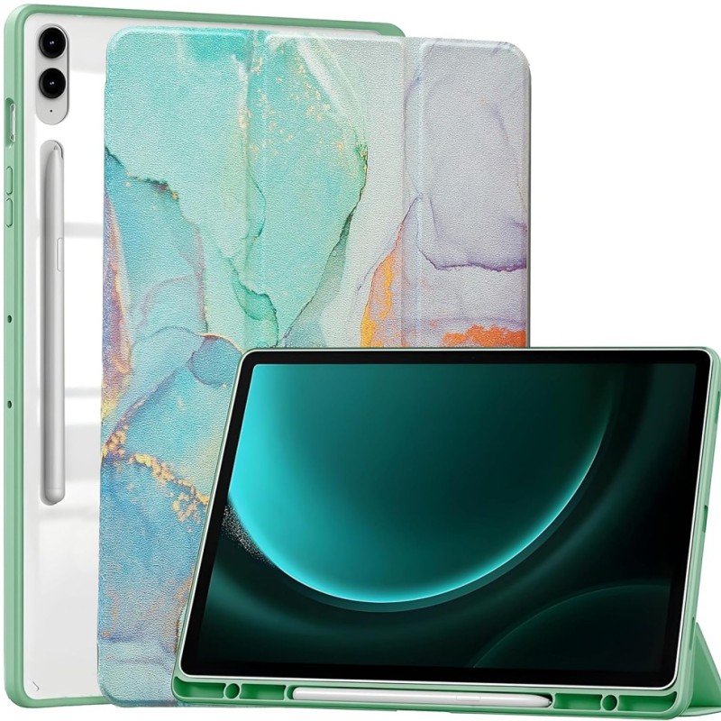 ProElite Case SoftEdgeS9FEPlus Slim Design 12.4 Inch Marble Green