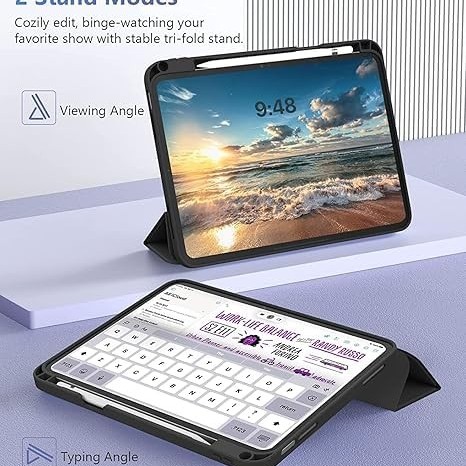 ProElite Cover for OnePlus Pad 4/Pad 3 with Pen Holder - Black