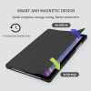 ProElite Cover for Samsung Galaxy Tab A11 Plus SilkTabA11Plus Smart Flip Case, Hard Back, Marble Purple