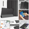 ProElite Cover for Samsung Galaxy Tab A11 Plus SilkTabA11Plus Smart Flip Case, Hard Back, Marble Purple