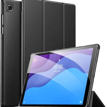 ProElite Flip Case TrifoldM102ndGen for Lenovo Tab M10 HD 2nd Gen, Black