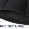 ProElite Puffy Laptop Sleeve PuffySleeveMacbook16 Waterproof Design, Fluffy Fleece Lining, Magnetic Closure - Black