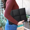 ProElite Puffy Laptop Sleeve PuffySleeveMacbook16 Waterproof Design, Fluffy Fleece Lining, Magnetic Closure - Black
