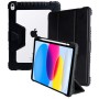 ProElite Rugged Shockproof Armor Smart Flip Case RuggedholderiPad10thGen10.9 Black