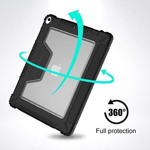 ProElite Rugged Shockproof Armor Smart Flip Case RuggedholderiPad10thGen10.9 Black