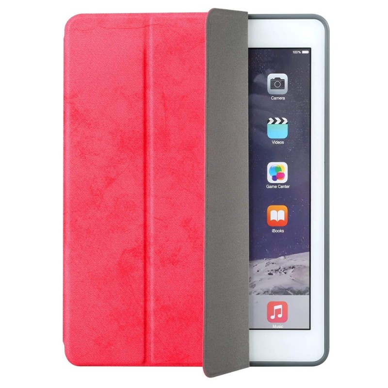 ProElite Smart PU Flip Case Cover PUiPad7thGenHolderRed for iPad 10.2"