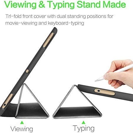 ProElite Smart PU Flip Case Cover PUiPad7thGenHolderRed for iPad 10.2"