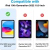 ProElite Tempered Glass Screen Protector TemperediPad10thGen10.9 Transparent 2-Pack