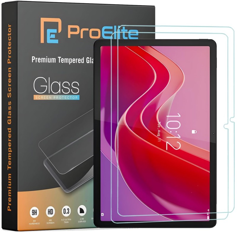ProElite Tempered Glass Screen Protector TemperedLenovoM11 9H Hardness Transparent