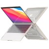 ProElite Transparent Case for MacBook Air 13 Hard Shell Honeycomb Design, Stone