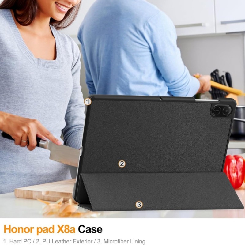 ProElite Trifold Case for Honor Pad X8a 11 Inch, Purple