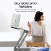 Promate Laptop Stand Deskmate-6 Adjustable Height Aluminium Grey
