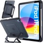 Qinda Case for Apple iPad A16 11th/10th Gen Adjustable Stand Black