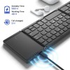 Qinda Wireless Bluetooth Keyboard QindaB089TP 64-Key Rechargeable Grey