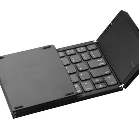 Qinda Wireless Bluetooth Keyboard QindaB089TP 64-Key Rechargeable Grey