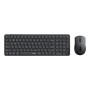 Rapoo Keyboard Mouse Combo 9350S Multi-Device W/L/BT Dark Grey